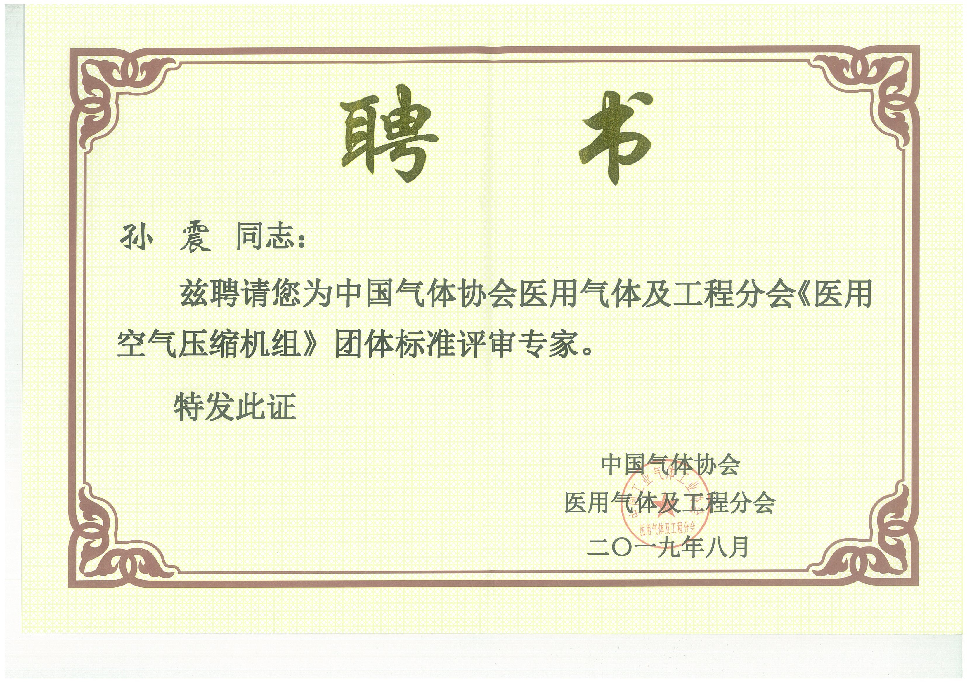 标准评审专家